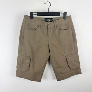 Lucky Brand Men's Boy's Tan Brown 100% Cotton Cargo Shorts